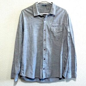 Horny Toad Grey Texture 100% Organic Cotton Shirt